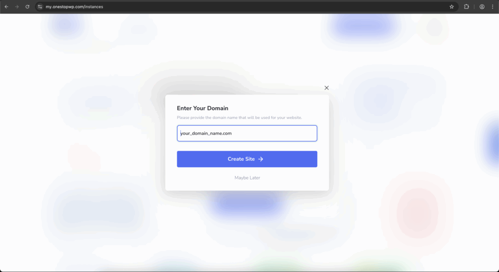 Enter Your Domain Enter Your Domain