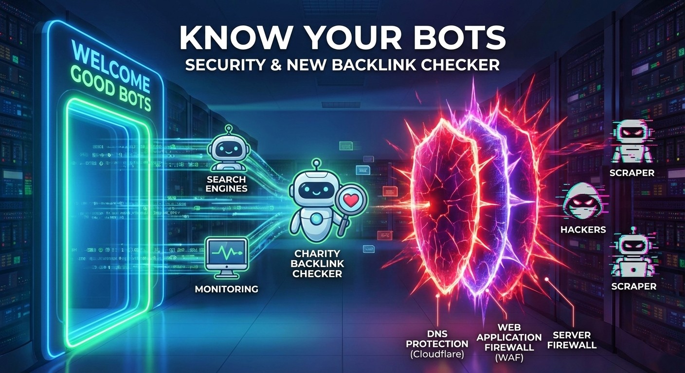 Esilehe pilt teosele Know Your Bots: The Good, The Bad, and Our New Backlink Checker
