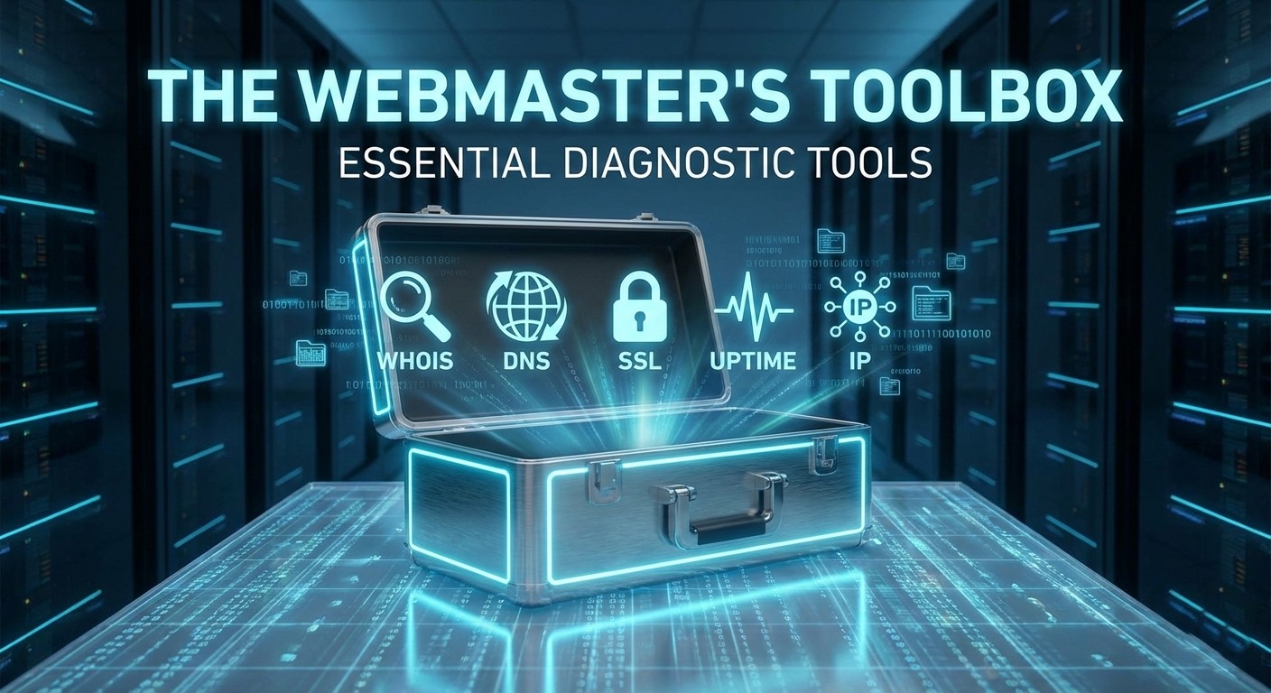 Esilehe pilt teosele The Webmaster’s Swiss Army Knife: 5 Essential Tools to Peek Under the Hood of Your Website